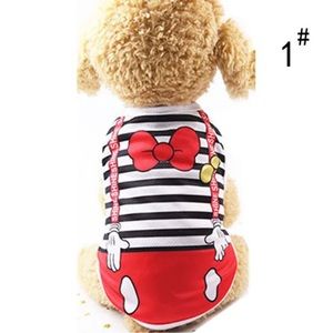Petite Paws Cotton Tee: Small Dog Clothes for Indoors/Summer with Soft Fabric